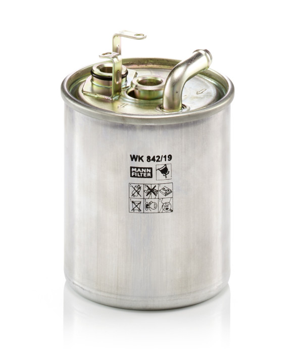 WK 842/19, Fuel Filter, Fuel filter, MANN-FILTER, 05080477AA, 6650920001, K05080477AC, 05080477AB, 665092000128, 05080477AC, A6650920001, 0140920001, 24.005.00, 30-09-988, 4577, 7690577, ADA102309, ALG-2345, DN1943, ELG5313, F026402112, FC-988, H217WK, HDF561, J1330800, KL188, M696, MP04, PP946/5, S4005NR, SP-1308, ST390, VFF528, WF8454