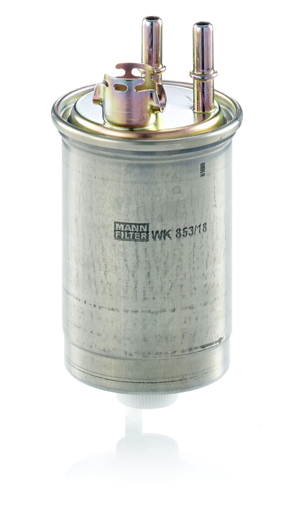 WK 853/18, Fuel Filter, Fuel filter, MANN-FILTER, 1203201, 1230621, 1253789, 2042992, 2S419B072CB, 0450906406, 24.450.00, 2S41-9155-AB, 4137-FP, 587521, 63607, CFF100524, DN1937, EFF169, ELG5329, FCS715, FN155T, FP5575, FP5755, FSM4205, GS9910, H214WK, KL483, M529, P9910, PP838/5, RN253, S4450NR, SP-1329, VFF489