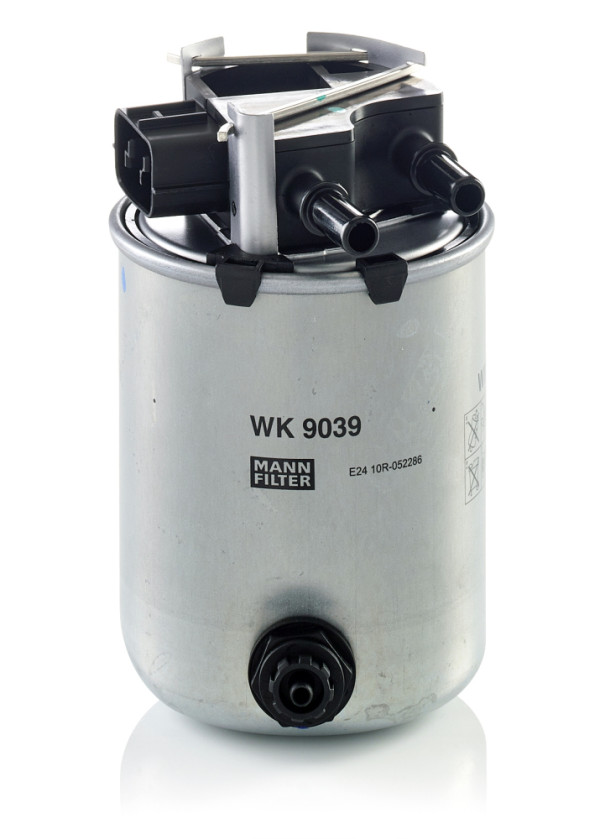 WK 9039, Fuel filter, Fuel filter, MANN-FILTER, 101325, 16400-BB50A, 24.061.00, DN2726, EFF292D, ELG5457, F026402218, FN708, FS-18810, GS24061, H402WK, J1331063, KL909, LVFF795, N1331053, NF-2477, PP857/8, S1061NR, WF8498, 16400-BB51A, 24.061.01