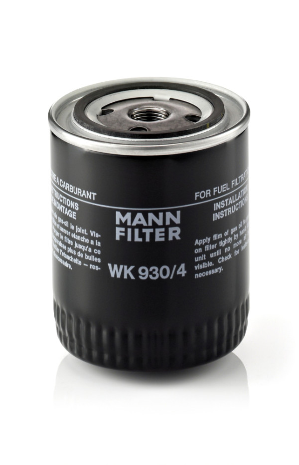 WK 930/4, Fuel Filter, Fuel filter, MANN-FILTER, 1901607, 2060883031900, 4780270, 8830319, 4780271, 68190213, 8827122, 8827279, 8827287, 8830819, 1457434205, 1534640, 24.363.01, 40.60.14/130, 4262, 43.21.25, 7.24012, 7690262, 9363, AZF092, BG-1529, CS445, DGM/K930, DN221, EFG064, ELG5521, EXF-380, F57141, FF5043, FI9114/4