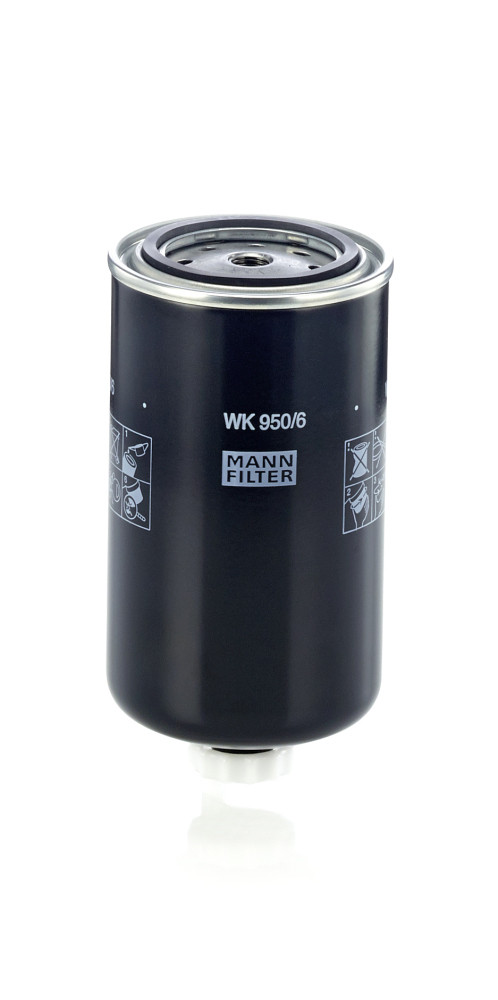 Fuel Filter - WK 950/6 MANN-FILTER - 1907539, 2662301, 3692491M92