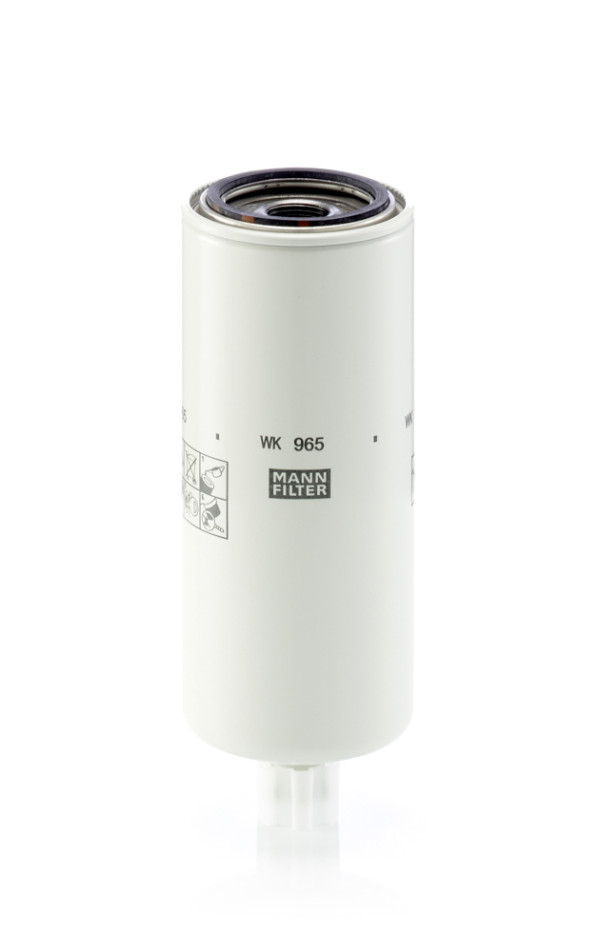 WK 965 X, Fuel filter, Filter, MANN-FILTER, 11NB70010, 1273400211, 1310368H2, 15271319, 241361, 24.332.00, 256-8753, 3161407, 3329289, 33406, 4136470, 4377880, 4449-FS, 47400018, 5.45079, 5614398, 57536400006, 72515622, 86021254, 8900131285, 9830513, AZF426, BF1259, F71000, FF1060, FP5837, FS1000, H181WK, KC193, LFF1000