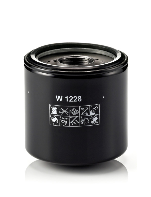 W 1228, Ölfilter, Filter, MANN-FILTER, 10-09-915, 23.577.00, 47472, 5876100310, 97148270, ADZ92123, BD7169, C-1515, C-526, H346W, IO-3322A, OC638, Z310, Z767, ZP3093, 5876101170, 8-97148-270-1, 8-97371334-0