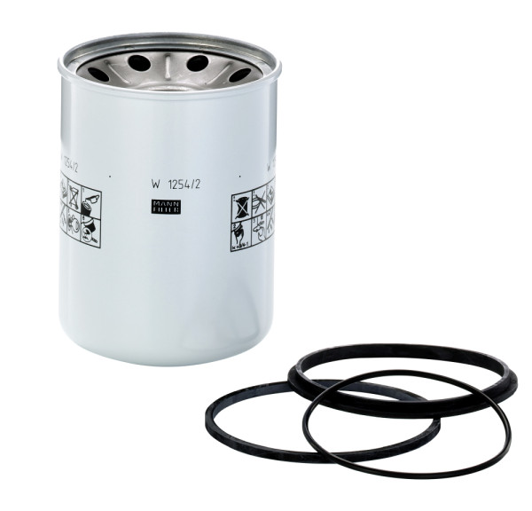 Filter, Arbeitshydraulik - W 1254/2 X MANN-FILTER - 1282387C2, 1535308, 59873539