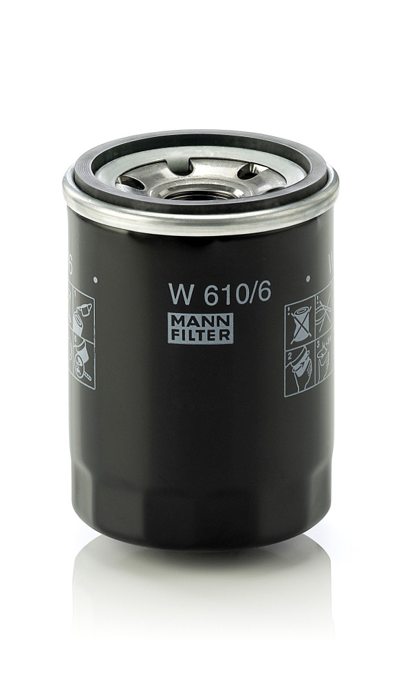 Ölfilter - W 610/6 MANN-FILTER - 04154-PR3-E00, 0451103364, 10-01-198