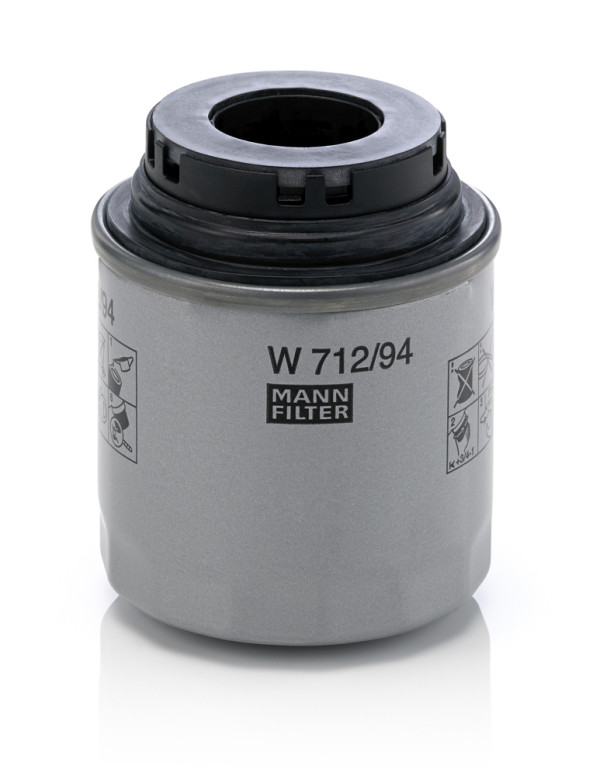 Oil Filter - W 712/94 MANN-FILTER - 03C115561D, 03C115561H, 15575