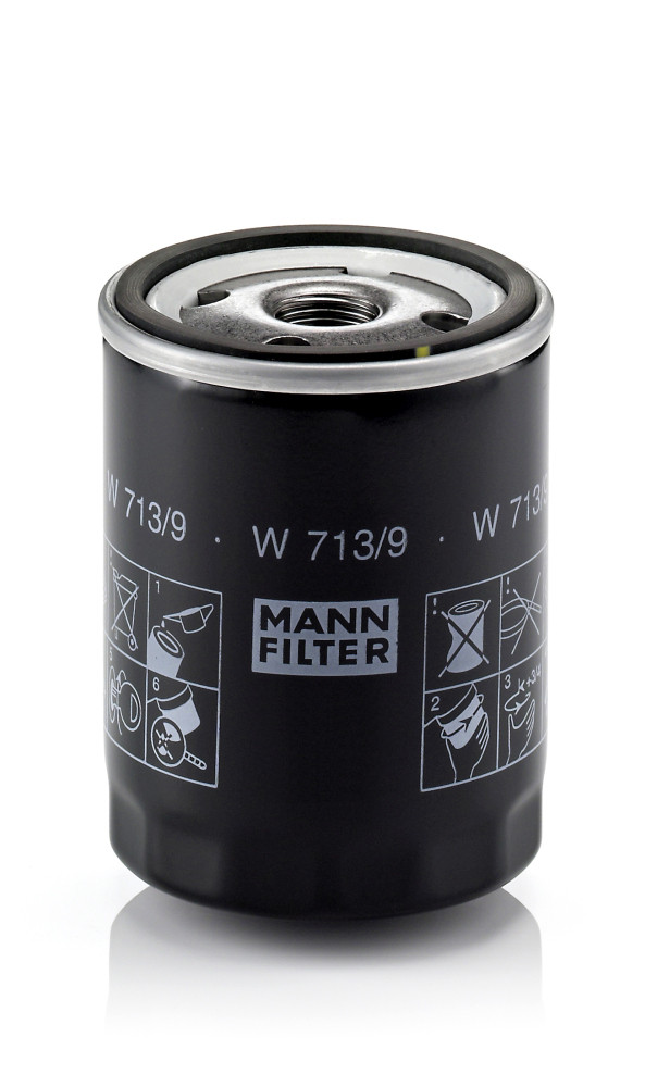 Ölfilter - W 713/9 MANN-FILTER - LPX100590, 0451103342, 10-0L-L05