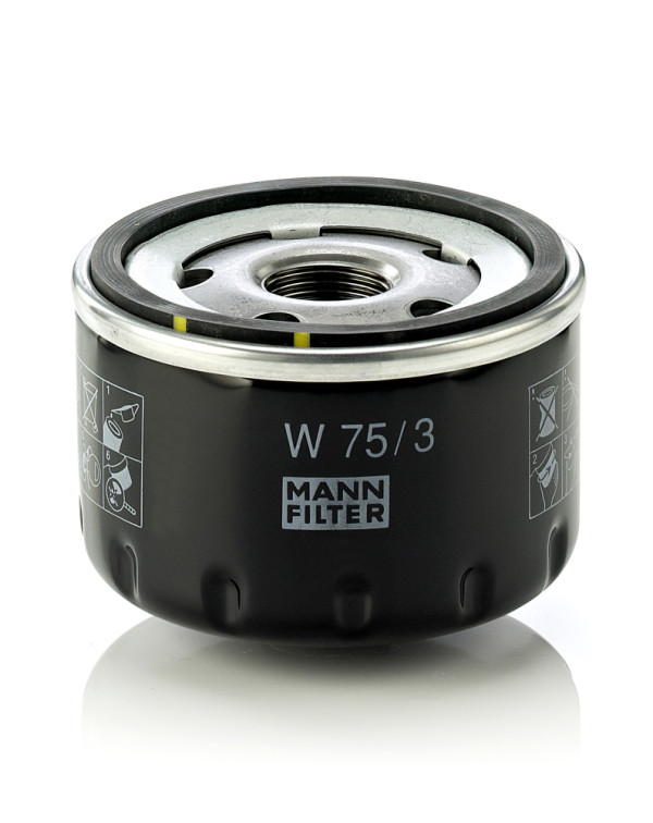 Olejový filtr - W 75/3 MANN-FILTER - 0021.7510.70, 0640066, 105.2175.136