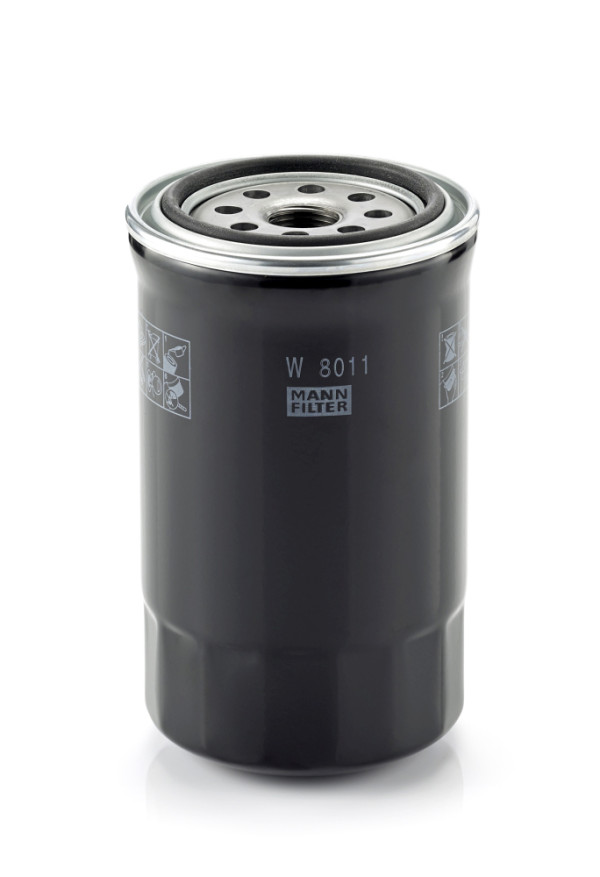 Oil Filter - W 8011 MANN-FILTER - 0986AF0015, 10-0H-H01, 15572