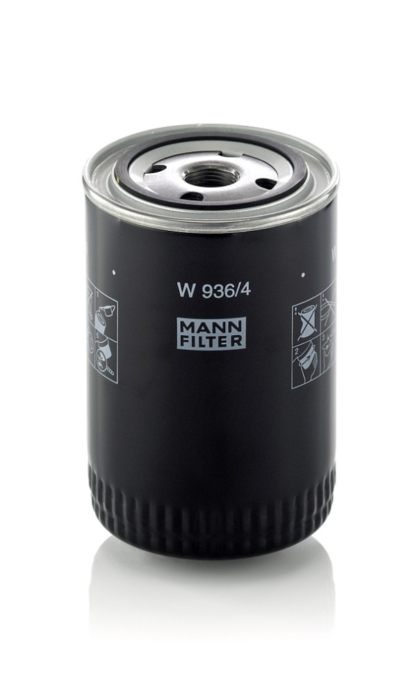 W 936/4, Oil Filter, Oil filter, MANN-FILTER, 0003132302, 1220610, 2771-0793, 3I-1089, 6436383, 70000-14640, AR58956, CT6005012109, 6437968, 77010793, 9Y-4450, AT19044T, T19044, T19044D, T19044T, T19044TH, 0451104005, 110AP, 1534541, 195-873, 2250144815, 23.112.00, 35308030, 354-OS, 4068, 51243, 608, 6511730, 74.85.07/110, 891700