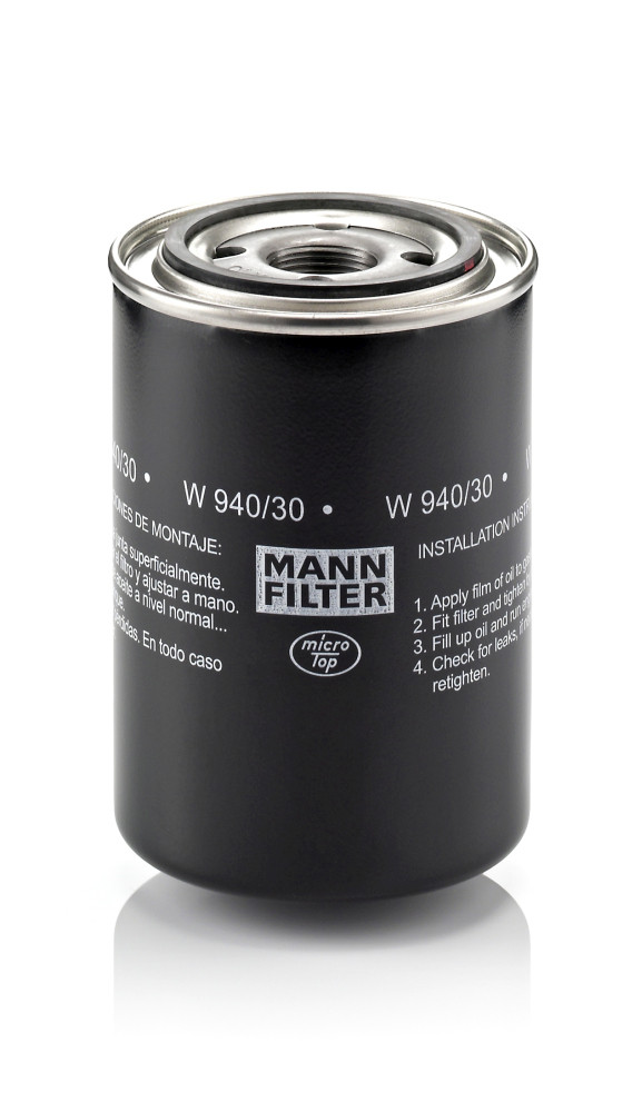 Ölfilter - W 940/30 MANN-FILTER - 1220712, 13284716, 15183111