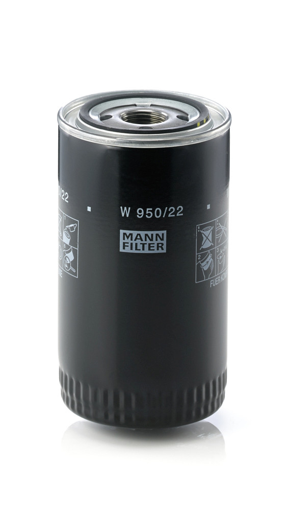 W 950/22, Ölfilter, Ölfilter, MANN-FILTER, 68016093, 0480.3300.0, B975, H453W, LF4154, LFP950, P550362