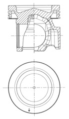 40834601, Piston, Complete piston with rings and pin, KOLBENSCHMIDT, 20727440, 387300, 46154480, 87-434400-10, 20847904, 21105177