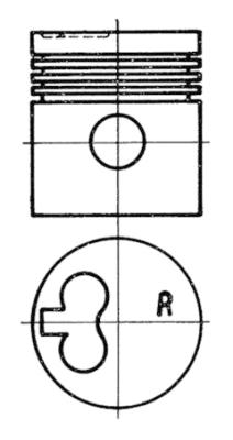 92791600, Kolben, Kolben komplett mit Ringen und Bolzen, KOLBENSCHMIDT, 0395400, 088028, 175-9838, FP719420STD, 088028B4, 1759838, 395400, 7932566291, FP719420