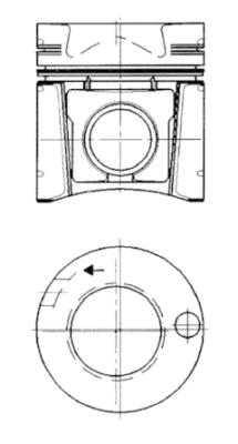 Kolben - 94656600 KOLBENSCHMIDT - 0036210, 125137, 125137B1K2RI