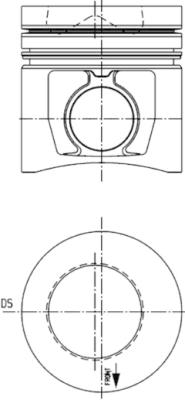 Piston - 99676600 KOLBENSCHMIDT - 3354156, FP-3802712, TRA/1070/63