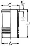 89077110, Cylinder Sleeve, Cylinder liner, KOLBENSCHMIDT, 5000658756, 14-487050-00, 20042206200, 209WN13, 62292580, T2-051.101, 20042206208, 1448705000, 771552, T2051.101, T2051101, W2898